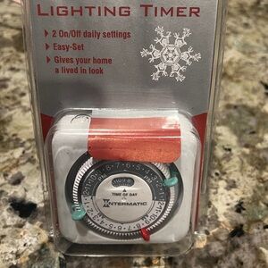 Intermatic Lighting Timer TN111K indoor plug-in lamp and appliance timer